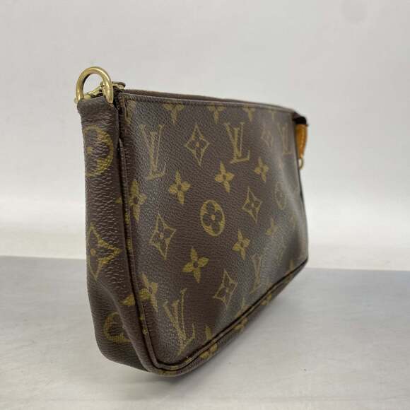 LOUIS VUITTON Brown Monogram Pochette Pouch - Picture 2 of 7
